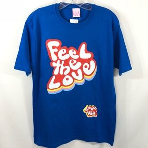 NWT V&A Blue Retro Feel the Love T-Shirt